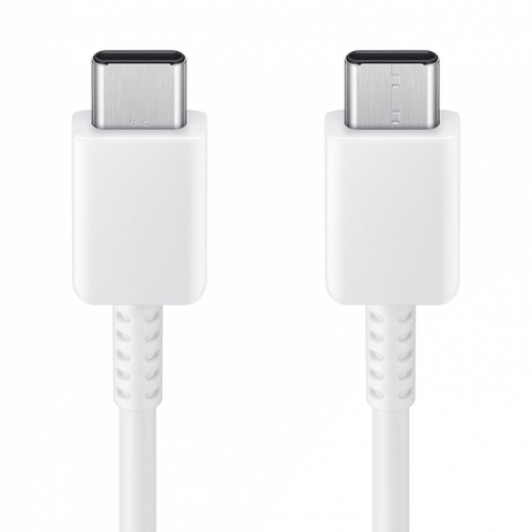 Samsung data kabl 25W Type C na Type C 1m beli BULK (EP-DA705-BWEGWW).