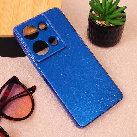 Zastitna maska (futrola) Sparkle Dust - Xiaomi Redmi Note 13 Pro 4G tamno plava.