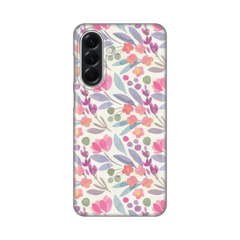 Zastitna silikonska maska (futrola) PRINT - Samsung A566 Galaxy A56 5G Watercolor Flowers.