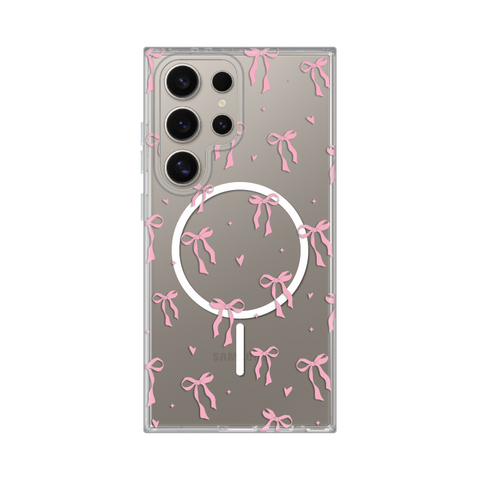 Zastitna maska (futrola) print Magsafe - Samsung S928B Galaxy S24 Ultra Cute Bows.