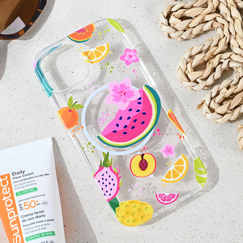 Zastitna maska (futrola) print Magsafe - iPhone 15 Summer Fruits.