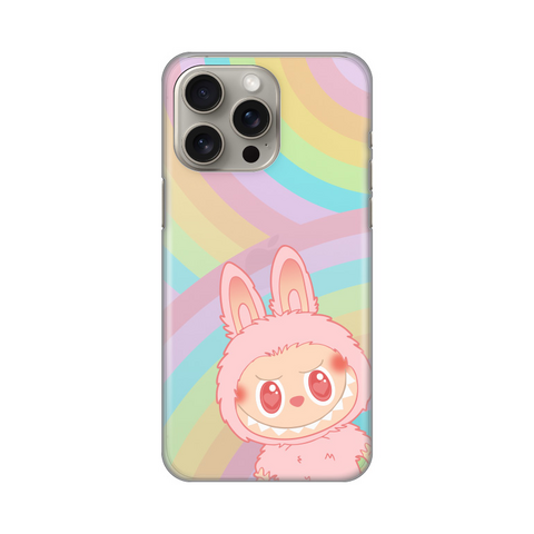 Zastitna ultra tanka (skin) maska / futrola PRINT - iPhone 15 Pro Max 6.7 La Bubu Rainbow.