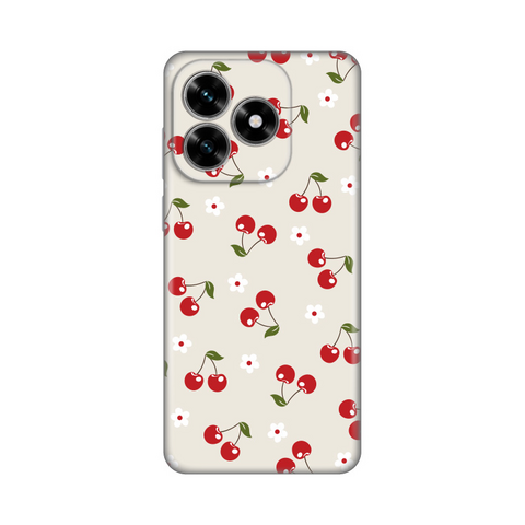 Zastitna silikonska maska (futrola) PRINT - Huawei Honor X5c Plus Cherry and Flowers.
