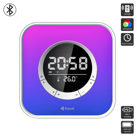 Bluetooth zvucnik Kisonli Q6a 5W beli.