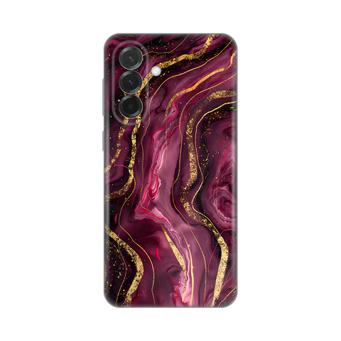 Zastitna silikonska maska (futrola) PRINT - Samsung A376 Galaxy A37 5G Burgundy.