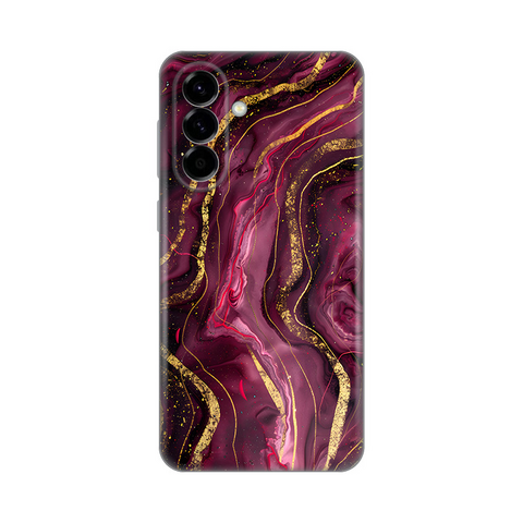 Zastitna silikonska maska (futrola) PRINT - Samsung A576 Galaxy A57 5G Burgundy.