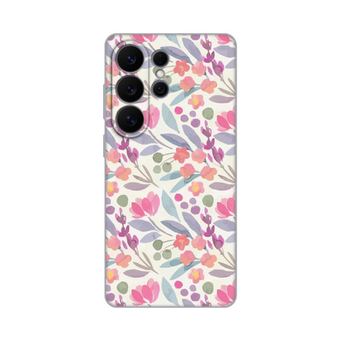 Zastitna silikonska maska (futrola) PRINT - Samsung S948 Galaxy S26 Ultra Watercolor Flowers.