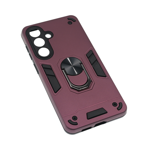 Zastitna maska (futrola) Hard Ring - Samsung S946 Galaxy S26 Plus bordo.
