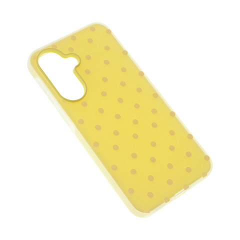 Zastitna maska (futrola) Dotty Pop - Samsung A376 Galaxy A37 zuta.