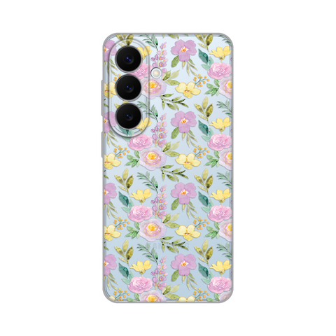 Zastitna ultra tanka (skin) maska / futrola PRINT - Samsung S941 Galaxy S26 Soft Flowers.