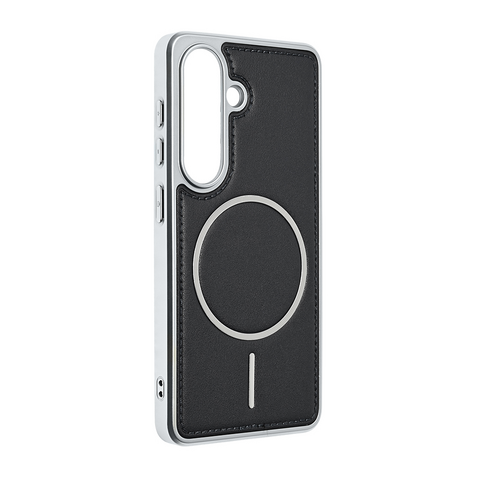 Zastitna maska (futrola) Magsafe Urban Leather - Samsung S941 Galaxy S26 crna.