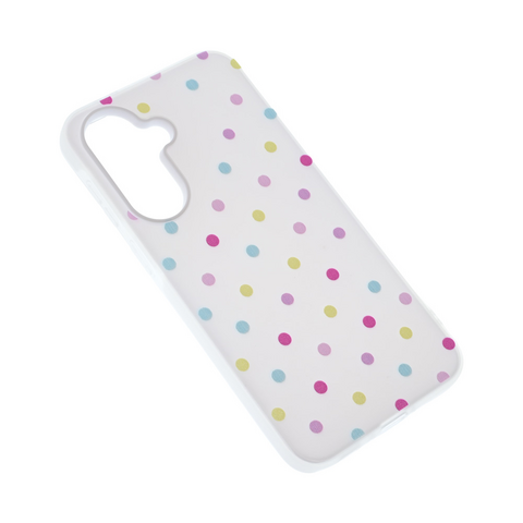 Zastitna maska (futrola) Dotty Pop - Samsung A376 Galaxy A37 bela.