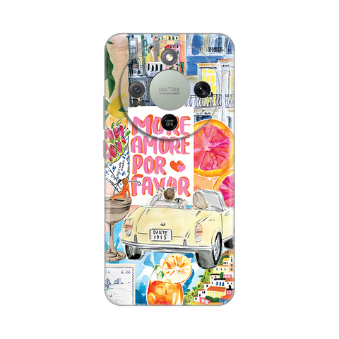 Zastitna silikonska maska (futrola) PRINT - Huawei Honor Magic 8 Lite More Amore.