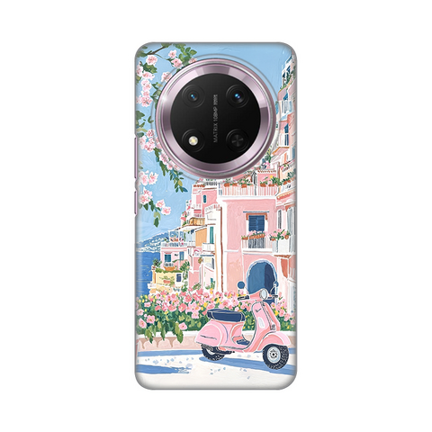 Zastitna silikonska maska (futrola) PRINT - Huawei Honor Magic 7 lite Pink Italy.