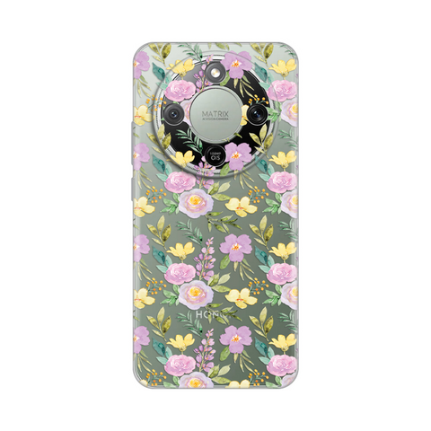 Zastitna ultra tanka (skin) maska / futrola PRINT - Huawei Honor Magic 8 Lite Soft Flowers.