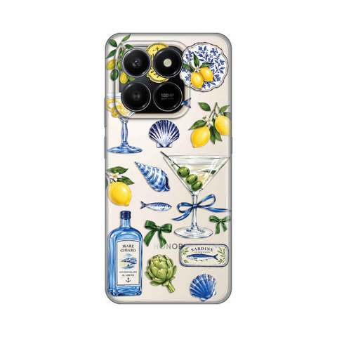 Zastitna silikonska maska (futrola) PRINT - Honor X7d 4G/400 Smart 5G Mediterranean Martini.