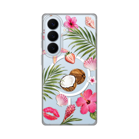 Zastitna maska (futrola) print Magsafe - Samsung S941 Galaxy S26 Coconut Paradise.