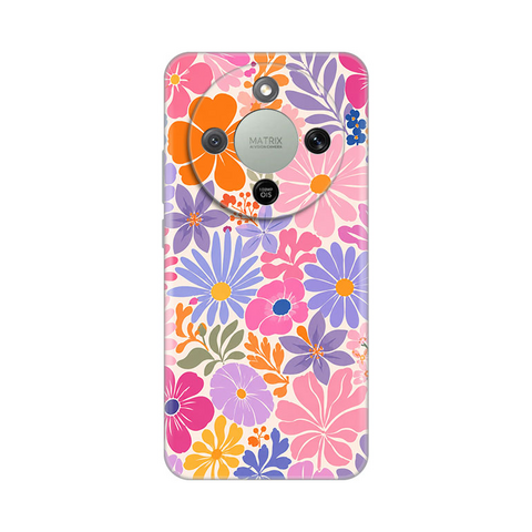 Zastitna silikonska maska (futrola) PRINT - Huawei Honor Magic 8 Lite Sunny Petals.