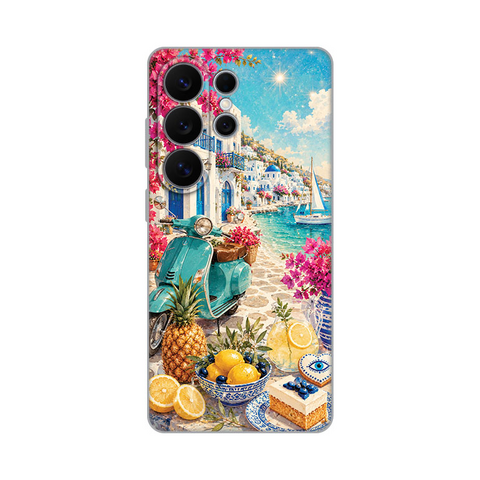 Zastitna ultra tanka (skin) maska / futrola PRINT - Samsung S948 Galaxy S26 Ultra Summer in Greece.