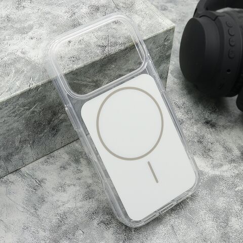 Zastitna maska (futrola) AMBER SHINE MagSafe - iPhone 17 Pro bela (MS).