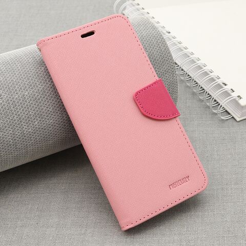 Zastitna maska (futrola) na preklop (bi fold) MERCURY - Huawei Honor X7d/Honor Smart 400 4G pink (MS).