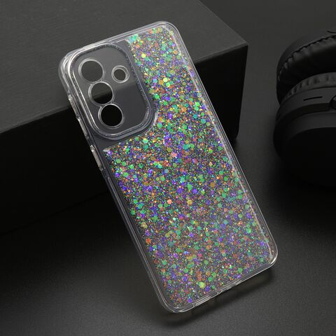 Zastitna maska (futrola) CRYSTAL GLOW - Samsung A576 Galaxy A57 5G srebrna (MS).