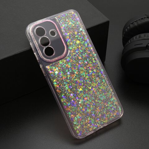 Zastitna maska (futrola) CRYSTAL GLOW - Samsung A576 Galaxy A57 5G roze (MS).