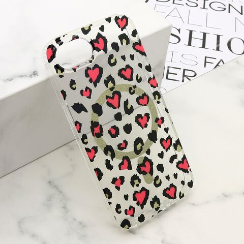 Zastitna maska (futrola) LEOPARD MagSafe - iPhone 16e/17e (6.1) roze (MS).