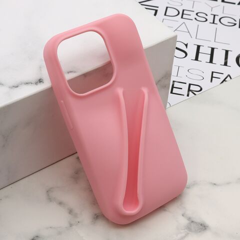 Zastitna maska (futrola) LIPSTICK - iPhone 15 Pro (6.1) pink (MS).