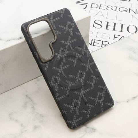 Zastitna maska (futrola) MONOGRAM MagSafe - Samsung S938 Galaxy S25 Ultra 5G crna (MS).