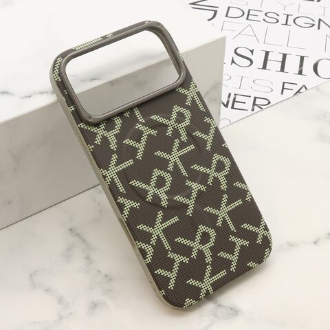 Zastitna maska (futrola) MONOGRAM MagSafe - iPhone 17 Pro Max (6.9) siva (MS).
