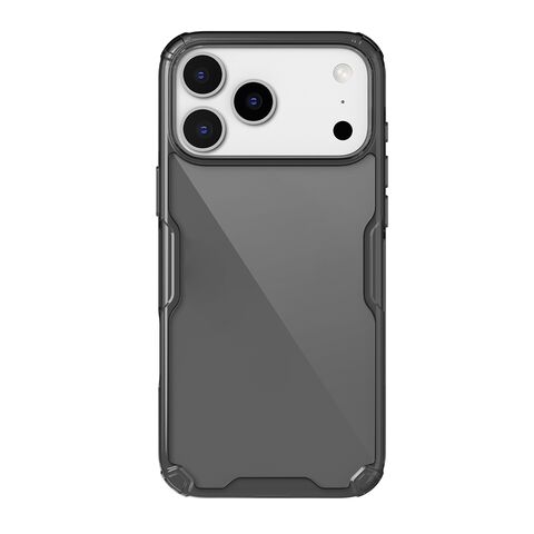 Zastitna maska (futrola) NILLKIN Nature Pro - iPhone 17 Pro Max (6.9) providno crna (MS).