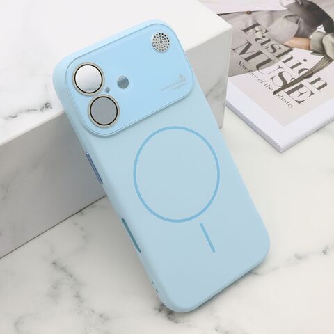 Zastitna maska (futrola) PASTEL DREAMS MagSafe - iPhone 16 (6.1) plava (MS).