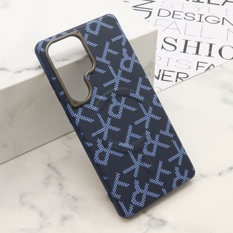 Zastitna maska (futrola) MONOGRAM MagSafe - Samsung S938 Galaxy S25 Ultra 5G plava (MS).