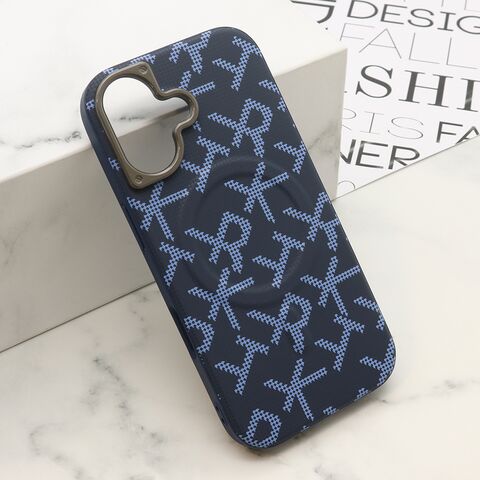 Zastitna maska (futrola) MONOGRAM MagSafe - iPhone 17 plava (MS).