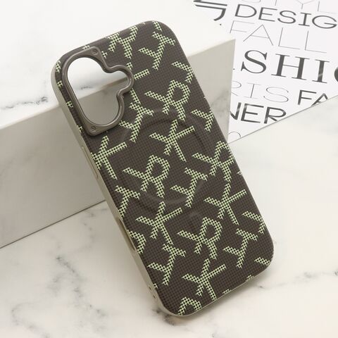 Zastitna maska (futrola) MONOGRAM MagSafe - iPhone 17 siva (MS).