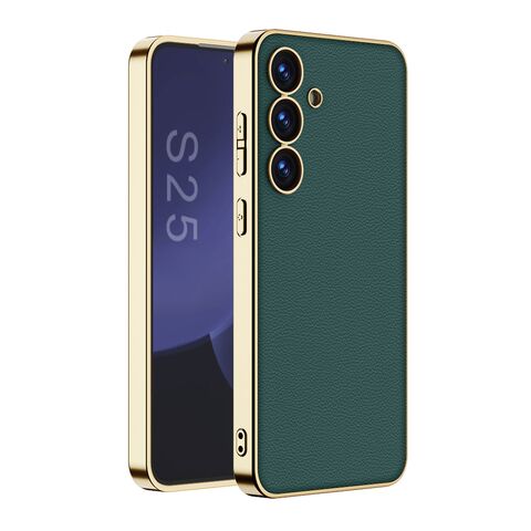 Zastitna maska (futrola) S GOLD LINE - Samsung S931 Galaxy S25 5G zelena (GKK case) (MS).