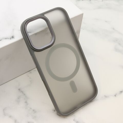 Zastitna maska (futrola) SILKY MagSafe II - iPhone 17 siva (MS).