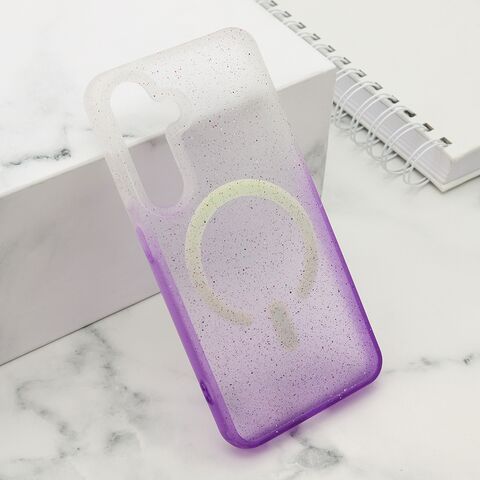 Zastitna maska (futrola) Starlight MagSafe - Samsung S921 Galaxy S24 5G ljubicasta (MS).