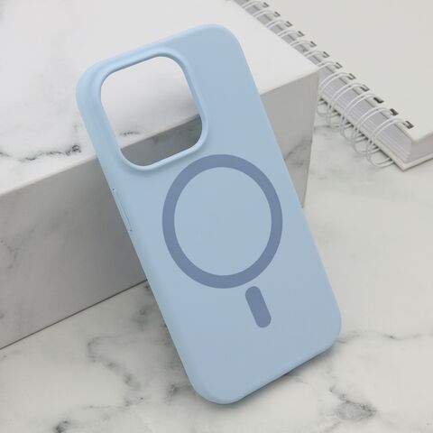 Zastitna maska (futrola) PURE MagSafe - iPhone 15 Pro (6.1) plava (MS).