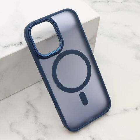 Zastitna maska (futrola) SILKY MagSafe II - iPhone 17 plava (MS).