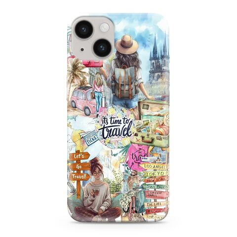 Zastitna ultra tanka (skin) maska / futrola PRINT CLEAR - iPhone 15 SP031 (MS).