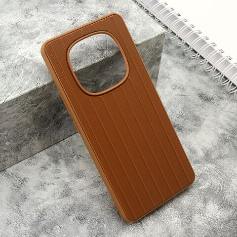 Zastitna maska (futrola) URBAN STRIPE - Xiaomi Redmi Note 15 5G braon (MS).