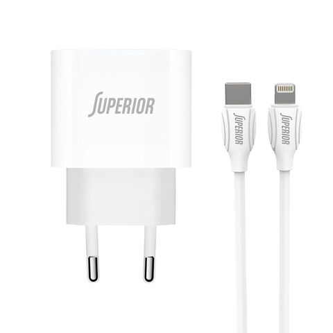 Kucni punjac Comicell Superior CO-DC56 Fast PD 20W 3A Type C na Lightning beli (CERT) (MS).