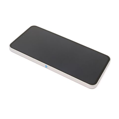 LCD displej (ekran) - Samsung A366 Galaxy A36 5G + Touch screen + okvir white/gray Full ORG EU (GH82-36841B) (MS).