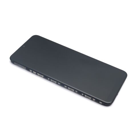 LCD displej (ekran) - Samsung A037G Galaxy A03S 2021 + Touch screen + okvir black (163mm-crni flet) Full ORG EU (GH81-21233A) (MS).