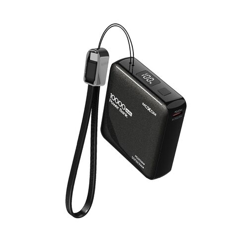 Univerzalna Back Up Baterija Moxom MX-PB162 Mini Cookie PD20W + SCP22.5W 10000mAh crni (MS).