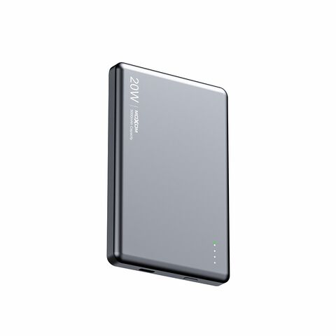 Univerzalna Back Up Baterija MagSafe Moxom MX-PB212 Ultra Thin PD20W + wireless 15W 5000mAh sivi (MS).