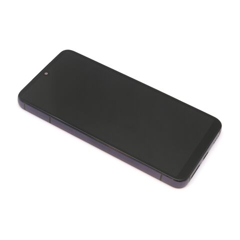 LCD displej (ekran) - Samsung Galaxy S22 5G + Touch screen + okvir crni (MS).