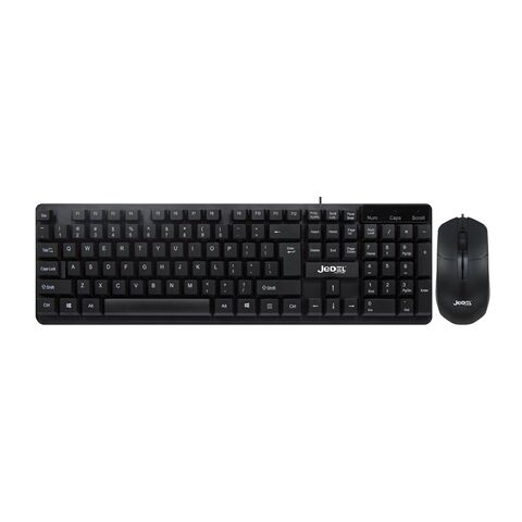 Tastatura kancelarijska i mis zicni G18 crna JEDEL (MS).